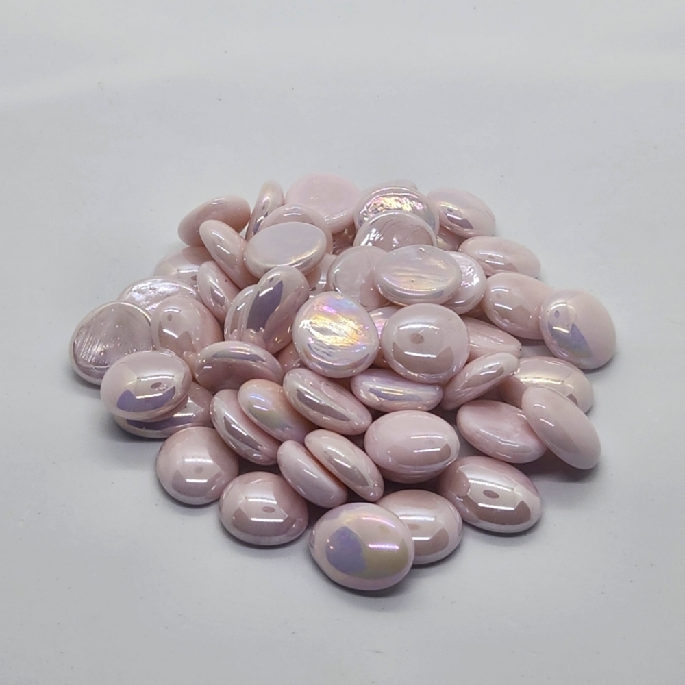Opal Soft Pink 3/4" Decorative Accent Marbles 9oz Bag